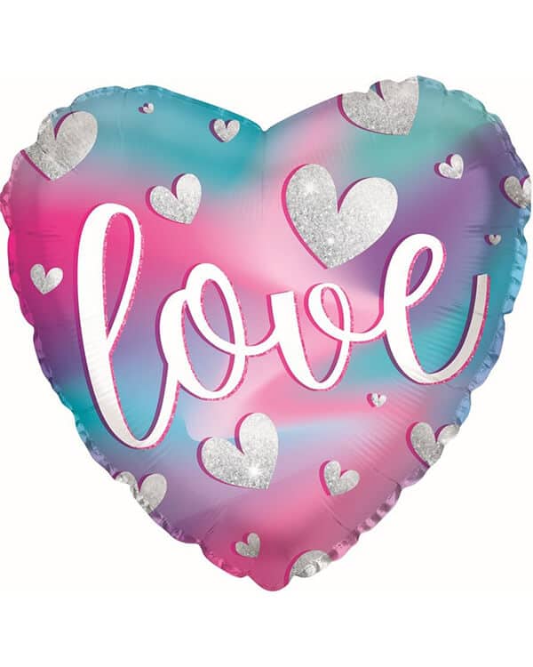 214126HV_Шар_(18_46_см)_Сердце_Love_(парящие_сердца)_Градиент_1_шт Сердце Love (парящие сердца) — изображение 1