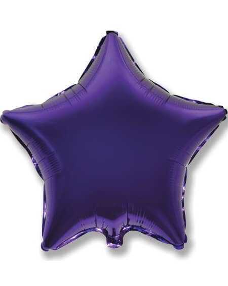 301500V_Шар_(18_46_см)_Звезда_Фиолетовый_1_шт Звезда Фиолетовый 46см — изображение 1